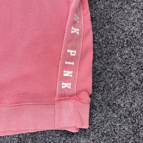 Victoria Secret PINK Pullover Women's 1/2 Long Sleeve Sweatshirt Size Medium - Picture 3 of 6